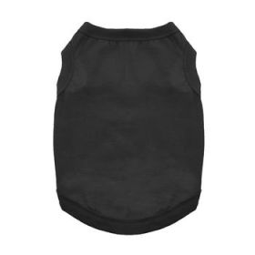 Cotton Dog Tank - Jet Black (Option: X-Large)