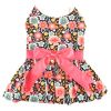 Blooming Blue and Peach Floral Dog Dress