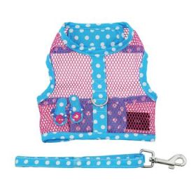 Cool Mesh Dog Harness Under the Sea Collection - Pink and Blue Flip Flop (Option: Medium)