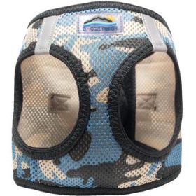 American River Choke Free Dog Harness Camouflage Collection - Blue Camo (Option: X-Large)