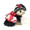 Holiday Dog Harness Dress - Candy Canes