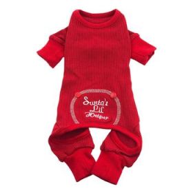 Christmas Dog Pajama - Santa's Lil' Helper (Option: X-Large)