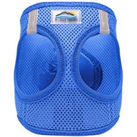 American River Solid Ultra Choke Free Dog Harness - Cobalt Blue (Option: Medium)