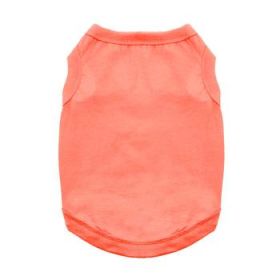 Cotton Dog Tank - Coral (Option: X-Small)