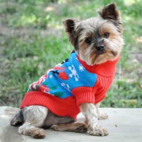 Combed Cotton Ugly Snowman Holiday Dog Sweater (Option: 3X-Large)
