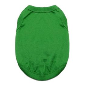 Cotton Dog Tank - Emerald Green (Option: Large)