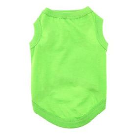 Cotton Dog Tank - Green Flash (Option: 3X-Large)