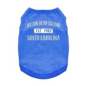 Hilton Head Island, SC Tank Top - Blue (Option: 2X-Large)