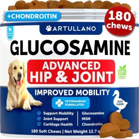 Glucosamine For Dogs Hip And Joint Supplement For Dogs With Arthritis Chews With Chondroitin Hemp Oil MSM Canine Joint Pain Relief Health Mobilit (Option: Artullano)
