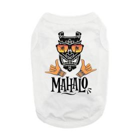 Mahalo Tank Top - White (Option: X-Small)