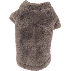 Soft Plush Pullover - Soft Brown (Option: Small)
