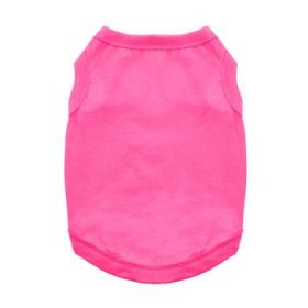 Cotton Dog Tank - Raspberry Sorbet (Option: X-Small)