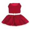 Red Velvet Sparkle Dog Dress