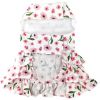 Spring Wildflower Dog Dress with Matching Leash