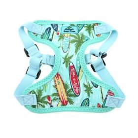 Wrap and Snap Choke Free Dog Harness by Doggie Design - Surfboards and Palms (Option: Medium)