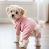 Sweet Dreams Thermal Dog Pajamas - Pink