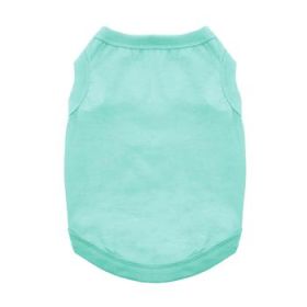 Cotton Dog Tank - Teal (Option: 3X-Large)