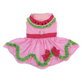 Watermelon Dog Harness Dress by Doggie Design (Option: X-Large)